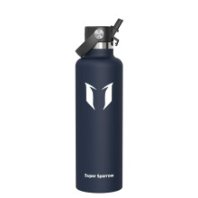 Sparrow Insulated Water Bottle 1L - FlipFlow Metal Water Bottles with Straw Lid - BPA Free - Leakproof Stainless Steel Flask for Sport, Camping,