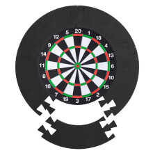 Dart Board Surround Ring, Durable EVA Dartboard Surround Wall Protector For Missed Throws, Easy Assembly, Universal For Standard Size Dart Boards,