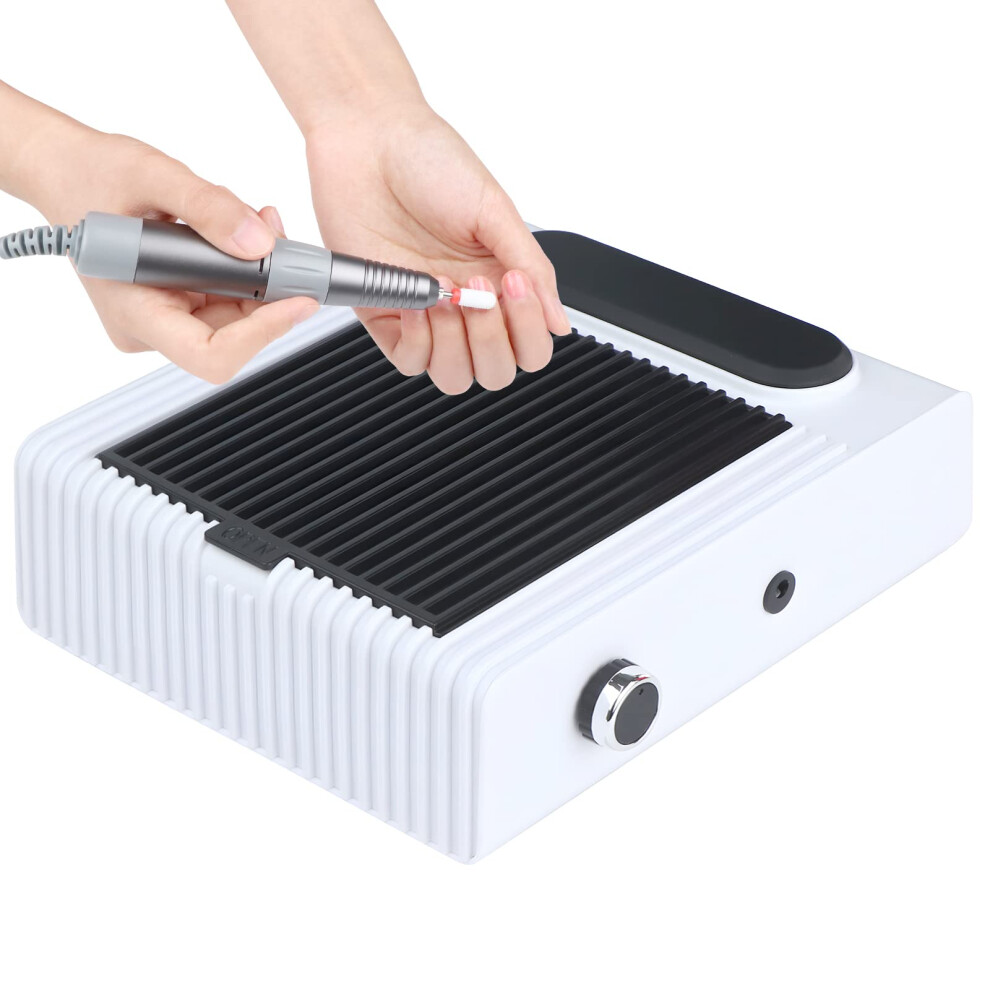 80W Nail Dust Collector With Strong Suction And Reusable Filter For Manicure Salon And Home 9070919389979