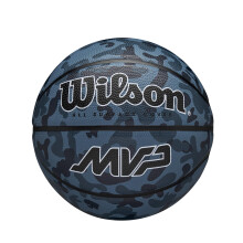 Wilson Unisex Mvp Camo Basketball Blue 5 Ball, Blue, 5 EU