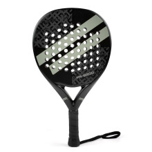 ianoni Padel Racket Carbon Fiber Surface with EVA Memory Flex Foam Core Paddle Tennis Racquets-Grey