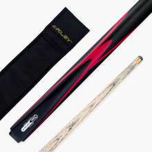 BAIZE MASTER Riley RONNIE O'SULLIVAN Endorsed Limited Edition Ash Snooker and English Pool Cue 9.5mm Leather Tip - 57 Inch, 17-19oz (ARG-52 with Soft