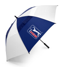 PGA TOUR 62-Inch Golf Umbrella - Windproof Double Canopy, Mens Umbrellas with Auto Open, Fibreglass Shaft, Non-Slip Handle, Velcro Straps, Rainproof