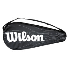 Wilson Performance Racket Cover for One Tennis Racket,Black / White