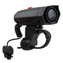 DEWIN Bike Horn Loud, Electric Bicycle Cycling Bell, IP4 Waterproof, 110db, Black, Plastic, Bar Mount
