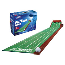 Putting Mat - Indoor Golf Putting Green with 1/2 Hole Training for Mini Games & Practicing at Home or in The Office - Gifts for Golfers - Golf