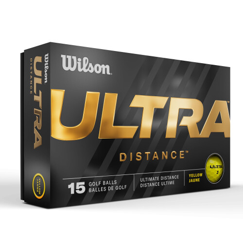 Wilson Wilson 23' Ultra Golf Balls 15 Pack, Yellow