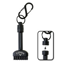 Callaway Golf Mini-Mag Magnetic Club Brush - Compact Golf Club Brush Groove Cleaner Accessory for Your Golf Bag