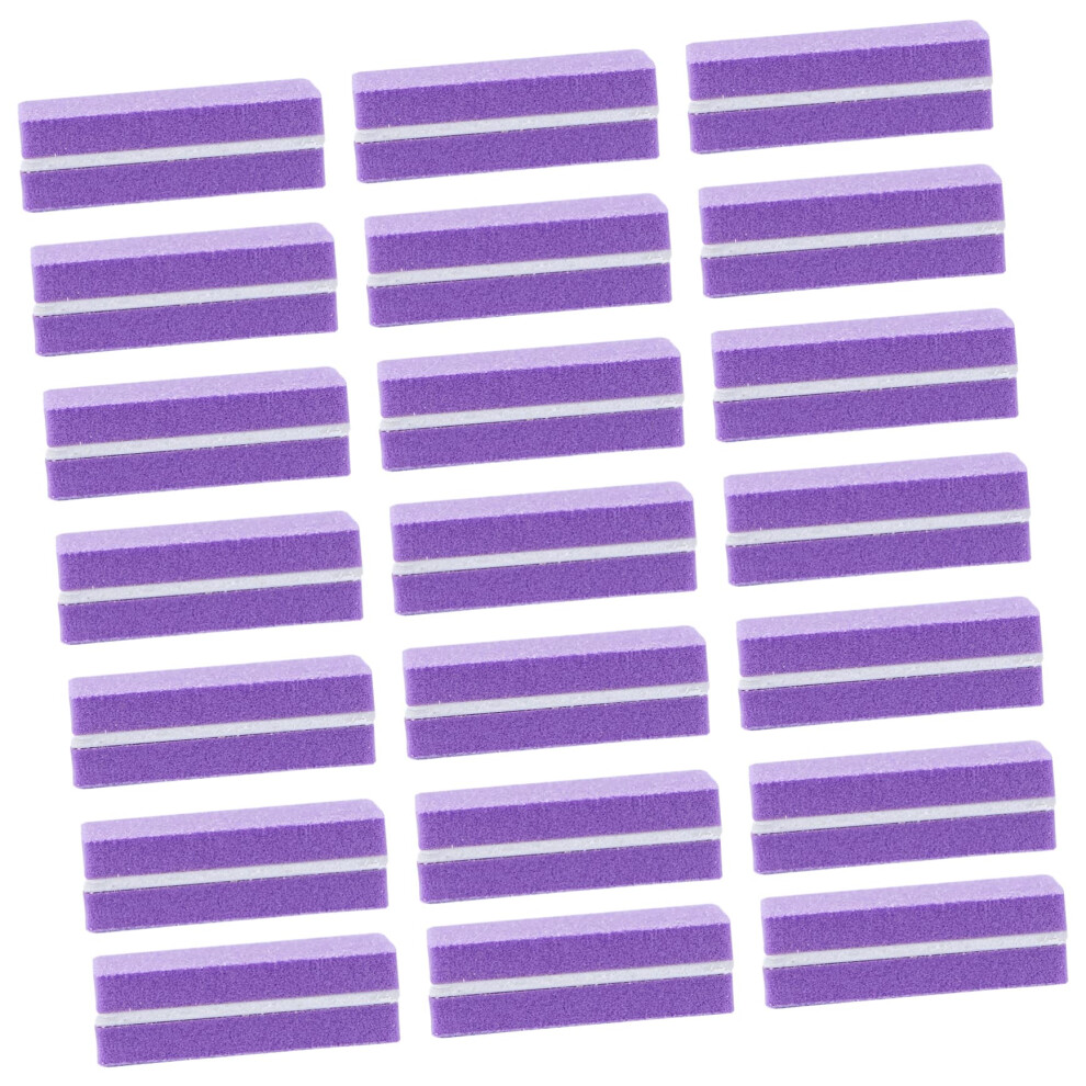 80pcs DoubleSided Sponge Nail Files and Buffing Blocks for Professional Manicure and Salon Use
