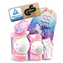 99FLIPS Knee Pads for Kids - Kids Knee and Elbow Pads for Children - Scooter Knee Pads Skate Pads - Size XS - Pink - Elbow and Knee Pads Kids Knee