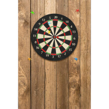 KEAGAN Wood Grain Dart Board Wall Protector Dartboard Surround Wall Protector Felt Dartboard Wall Protection Self-Adhesive Spliced Wall Surround Board