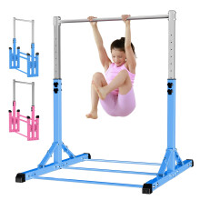 RokePro Gymnastics Bar, Foldable Gymnastics Bar for Kids, Home Gymnastics Training Bars, Height Adjustable,Steady Steel Construction, Anti-Slip, Easy