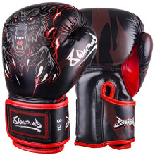 (10oz) 8 Weapons Kids Muay Thai Boxing Gloves - Bestial Wolf