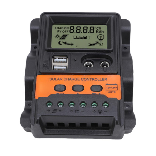 10A 12V/24V Solarladeregler Dual USB/DC