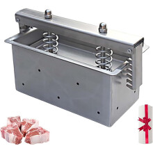 Ham Press Stainless Steel Meat Press Mold with Double Compressing Spring for Homemade Sandwich Meat 1.5kg