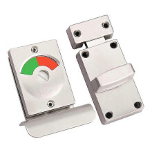 Toilettentürverriegelung mit rotem und grünem Indikator für öffentliche Toilette