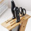 Solid Wood Knife Holder Block for Safe and Ventilated Kitchen Storage Organizer 5