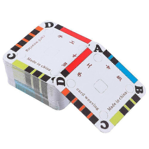 2025 150 Stück Webstuhl-Pappmaterial Handgemachte DIY-Webkarten Tablet