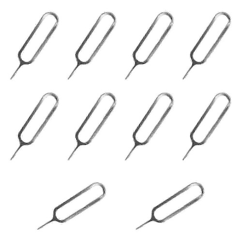 10-pack Universal SIM Card Tray Ejector Pins