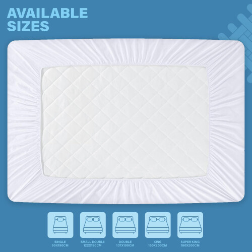 Acrali Home 100% Waterproof Cot Bed Mattress Protector with Extra Deep 1