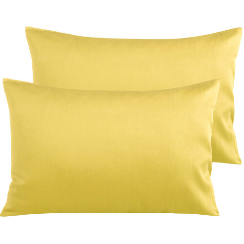 NTBAY 2 Pack 500 Thread Count 100% Egyptian Cotton Pillow Cases, Super