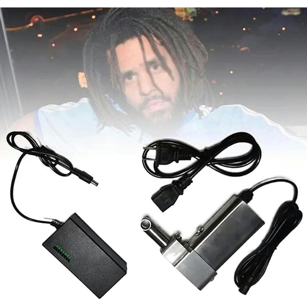 Unisex Silver Automatic Dreadlock Machine 14Mm Electric Handheld Twist Braid Maker For Quick Hair Extensions