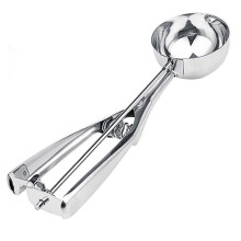 Stainless Steel Ice Cream Scoop with Easy Release Trigger, 4cm 5cm 6cm, Ergonomic Grip for MultiPurpose Use
