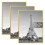 upsimples 18x24 Picture Frame Gold 3 Pack, Scratch-Proof Poster Frames 1