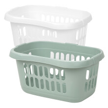 High Grade Plastic Large 60L Hipster Laundry Basket Hamper Clothes Was