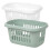 High Grade Plastic Large 60L Hipster Laundry Basket Hamper Clothes Was 1