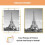 upsimples 18x24 Picture Frame Gold 3 Pack, Scratch-Proof Poster Frames 3