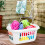 High Grade Plastic Large 60L Hipster Laundry Basket Hamper Clothes Was 3