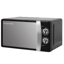 Russell Hobbs RHMM701B 17 Litre 700 W Black Solo Manual Microwave With
