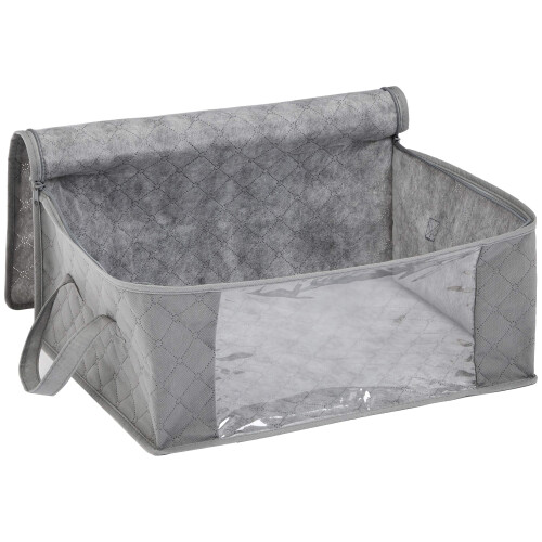 Amazon Amazon Basics Foldable Storage Bag Organizers With Large Clear Window 1