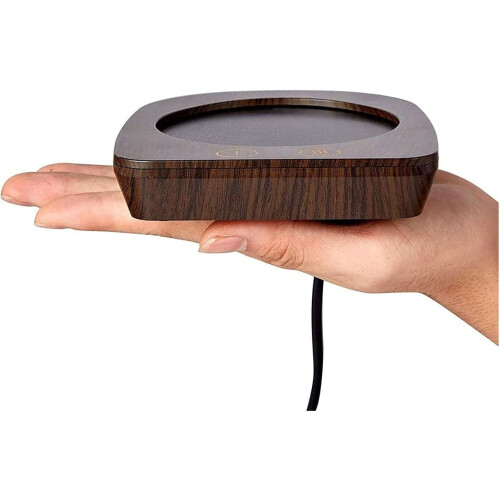 Coffee Cup Warmer with Adjustable Temperature Control, Waterproof Heating Plate and Stable Base 2