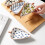 Dessert Bowls with Creative Raindrop Pattern Ceramic Snack Plates for Fruit Appetizers Sauces 3