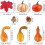 120Pcs Artificial Pumpkins Autumn Decorations Set,Autumn Home Decor Ar 4