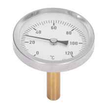 Barbecue Grill Thermometer 63mm Dial Waterproof IP55 Stainless Steel BBQ Cooking 0120C
