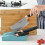 Kitchen Knife Holder with Scissors and Cutting Board Storage, Ventilated Countertop Organizer 4