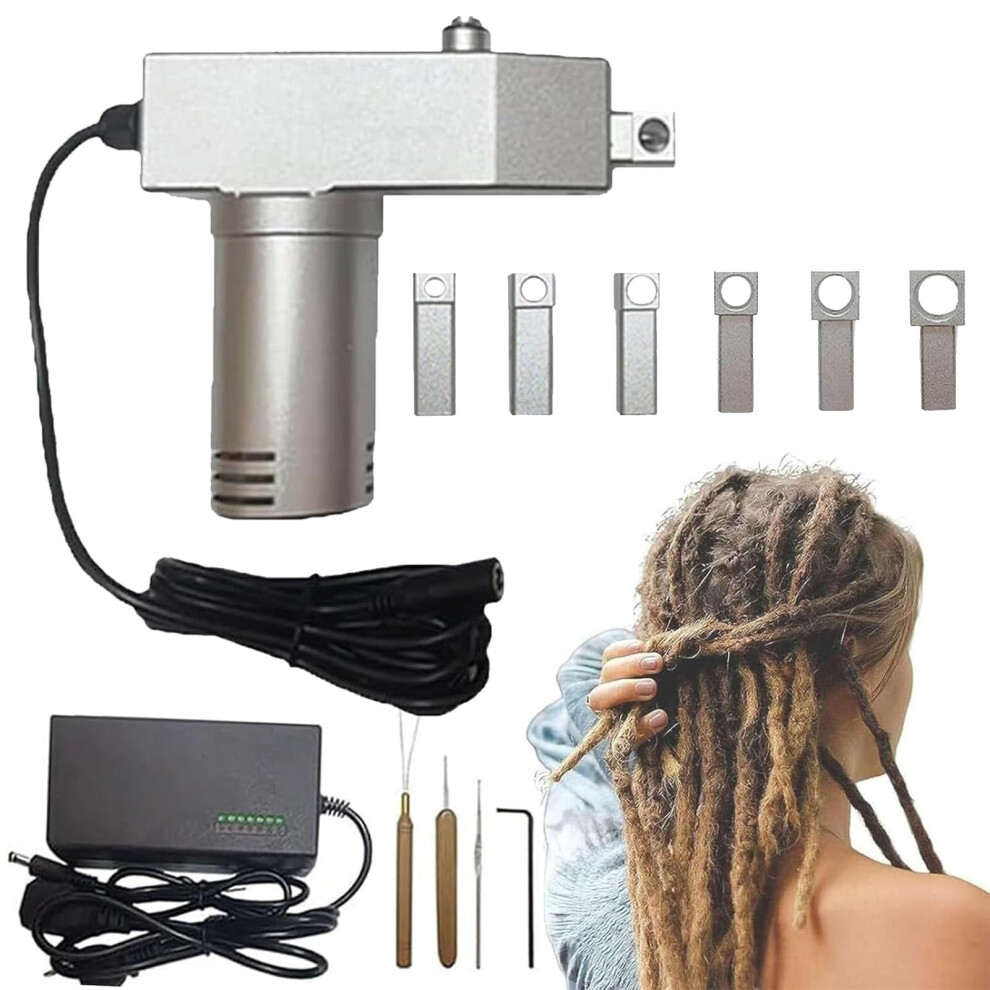 Unisex Automatic Dreadlock Machine With Adjustable Thickness For Human And Synthetic Hair 616Mm