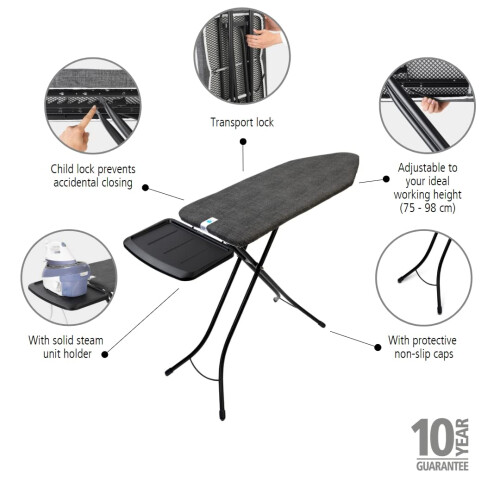 Brabantia Brabantia - Ironing Board C - Extra Large Steam Iron Rest - Adjustable 1