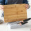 Kitchen Knife Holder with Scissors and Cutting Board Storage, Ventilated Countertop Organizer 2