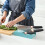 Kitchen Knife Holder with Scissors and Cutting Board Storage, Ventilated Countertop Organizer 3