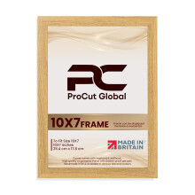 Procut Global 10X7 Oak Picture Frames – Sleek Wooden Photo Frame with