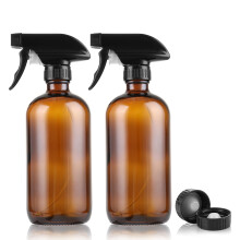 ASelected 2Pcs Glass Spray Bottles, 500ml Spray Bottles Empty Amber Gl