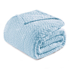 Exclusivo Mezcla Double Size Fleece Blanket for Bed, 230x168 CM Soft C