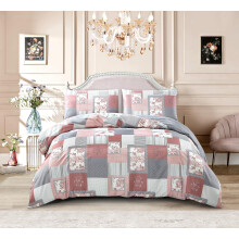 PRIME LINENS Duvet Cover Set 3 Pcs Polyester-Cotton Quilt Cover Beddin