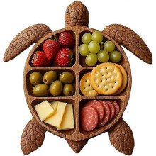 Meerschildkröten-Charcuterie-Tablett, ozeanbezogenes Käsebrotbrett, Novelty-Servierbrett für Käse,