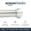 Amazon Amazon Basics Telescopic Shower Curtain Pole, 107-185 cm, Nickel 2
