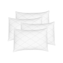 IMFAA Quilted Zipped Pillow Protector Pack of 4 - Soft and Comfortable